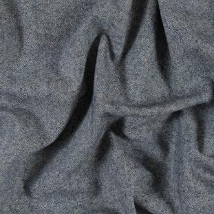 Total Eclipse and Seedpearl Speckled Stretch Wool Suiting