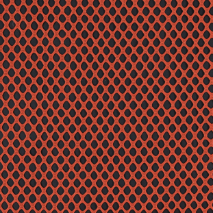 Vermillion Orange Fishnet Crochet