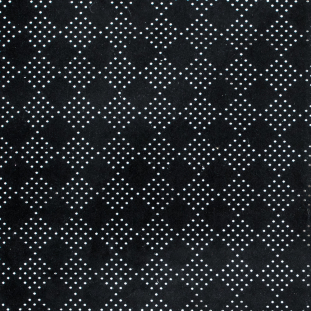 Black Diamond Perforated Short-Piled Velveteen