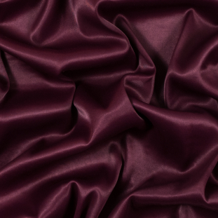Bordeaux Stretch Satin-Faced Rayon Twill