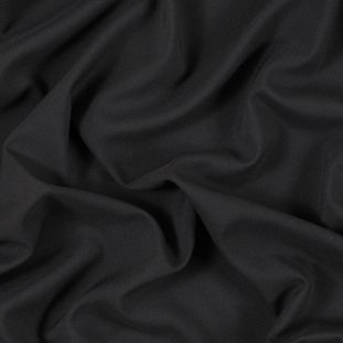 Pale Black Super Soft Stretch Polyester Twill