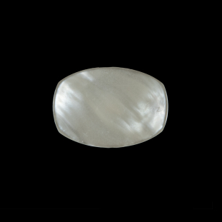 Ivory Iridescent Plastic Button - 36L/22mm