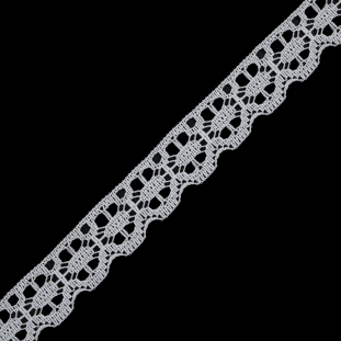White Lace Crochet Trim - 1.25
