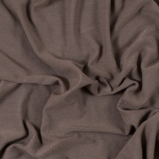 Taupe Tissue-Weight Rayon Jersey