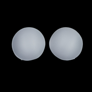 White Round Bra Cup - C-Cup