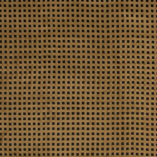 Italian Brown Square Perforated Faux Suede