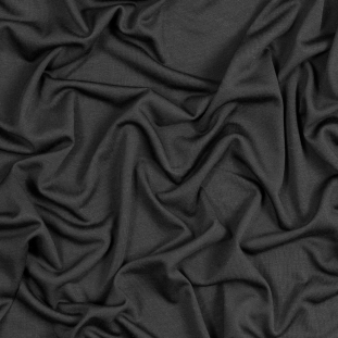 Black Solid Cupro Jersey