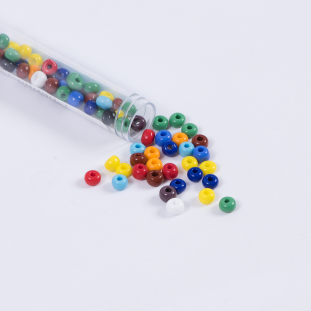 Multicolor Opaque Czech Seed Beads - Size 2