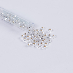Clear Crystal Czech Seed Beads - Size 2