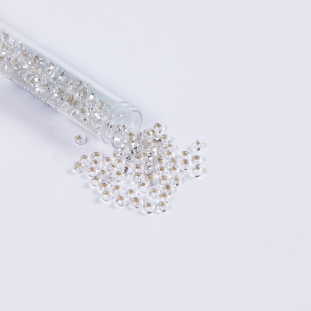 Silver Lined Crystal Czech Seed Beads - Size 6
