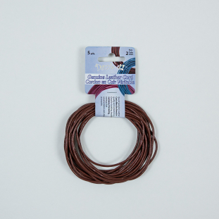 Dazzle-It Earth Red Genuine Leather Cord - 2mm
