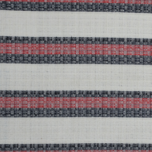 Sea NY Italian Red, White and Blue Striped Tweed