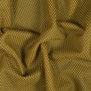 Yellow and Black Novelty Spacer Mesh
