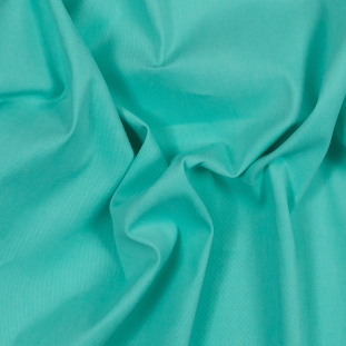 Turquoise Stretch Cotton Denim
