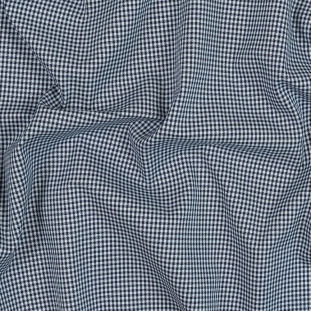 Theory Navy and White Shepherd's Check Cotton Twill