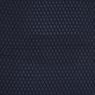 Navy Diamond Quilted Coating