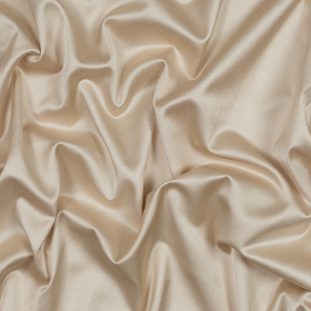 Famous NYC Designer Pale Gold Stretch Cotton Sateen