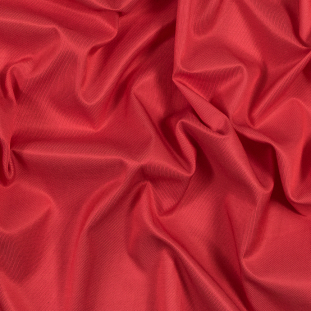 Red Coral Blended Rayon Twill with Give