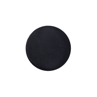 Black Plastic Shank-Back Button - 32L/20mm