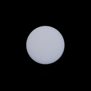 White Plastic Shank-Back Button - 28L/18mm