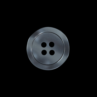 Gray Iridescent Plastic Button - 32L/20mm