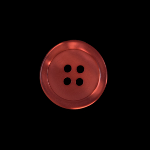 Orange Iridescent Plastic Button - 32L/20mm