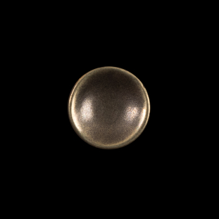 Italian Antique Gold Metal Shank Back Button - 24L/15mm