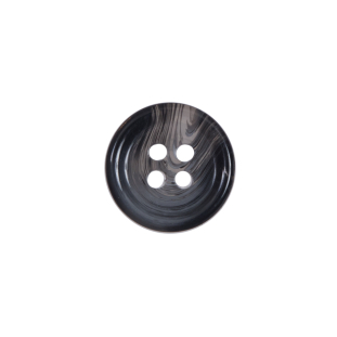 Gray Plastic 4-Hole Button - 24L/15mm