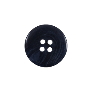 Navy Blue Plastic 4-Hole Button - 32L/20mm