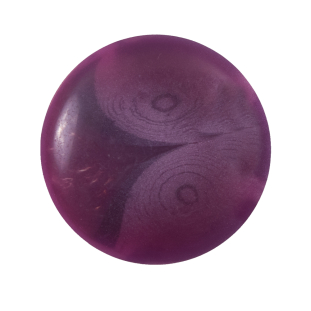 Purple Abstract Self Shank Plastic Button - 45L/29mm
