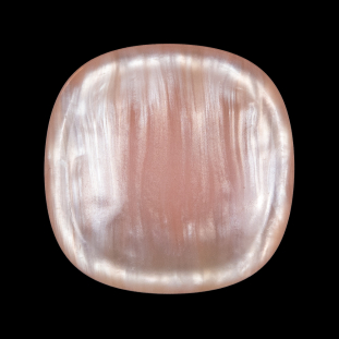 Shiny Peach Plastic Self Shank Button - 48L/30.5mm