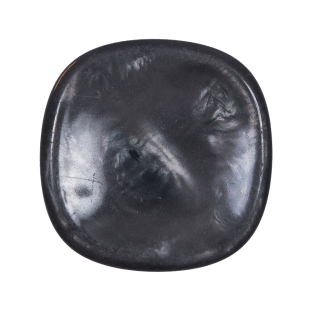Shiny Charcoal Plastic Self Shank Button - 48L/30.5mm