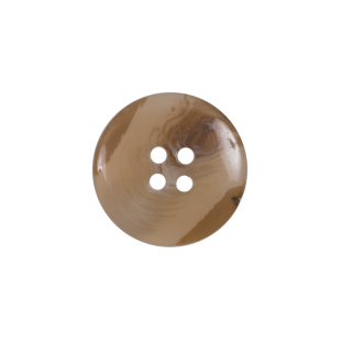 Light Brown Plastic 4-Hole Button - 32L/20mm