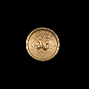 Gold Metal Shank Back Button - 30L/19mm
