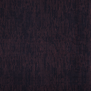 Theory Navy and Bordeaux Striated Blended Virgin Wool Jersey