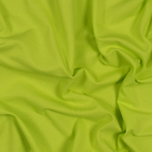 Lime Cotton Knit Pique
