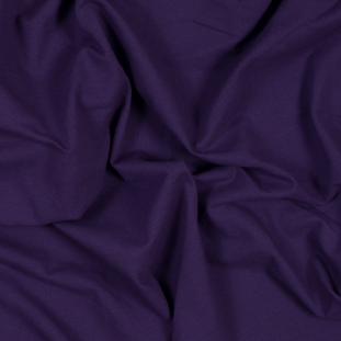 Purple Cotton Knit Pique