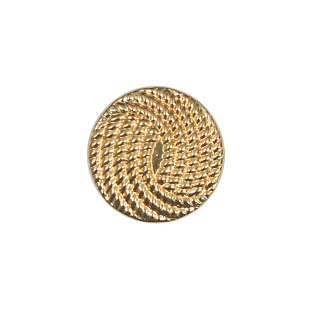 Gold Metal "Knot" Button - 30L/19mm