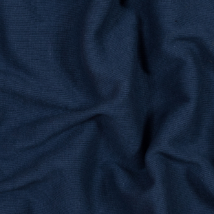 Ensign Blue Tubular Cotton Rib Knit