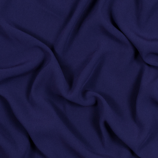 Purple Stretch Polyester Crepe