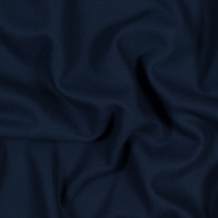 Bright Navy Woven Wool Double Cloth