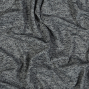 Heathered Charcoal Brushed Cotton Knit