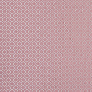 Candy Pink Ogee Patterned Brocade