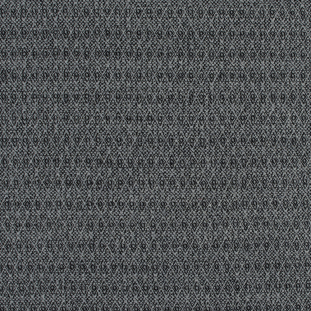 Gray Brushed Blended Geometric Wool Tweed