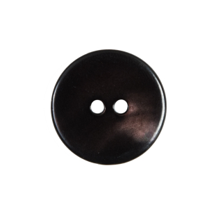 Italian Black Iridescent Mother of Pearl Button - 36L/23mm