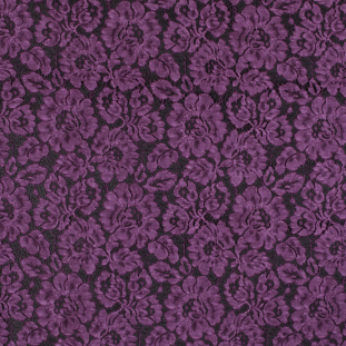 Plum Caspia Tie Dye Floral Cotton Lace