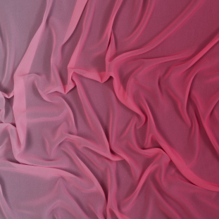 Confetti Pink Ombre Polyester Chiffon