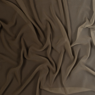 Brown Ombre Polyester Chiffon