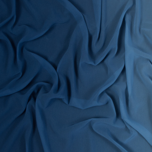 Sammi Blue Ombre Polyester Chiffon
