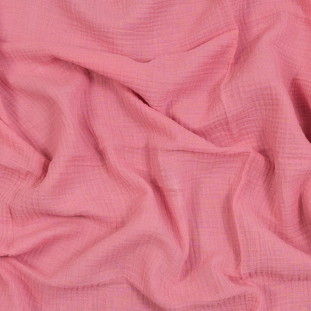 Geranium Pink Double Cotton Gauze